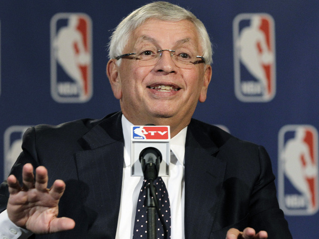 NBA Commissioner David Stern speaks during a basketball news conference on Oct. 25. Stern announced he will retire on Feb. 1, 2014.