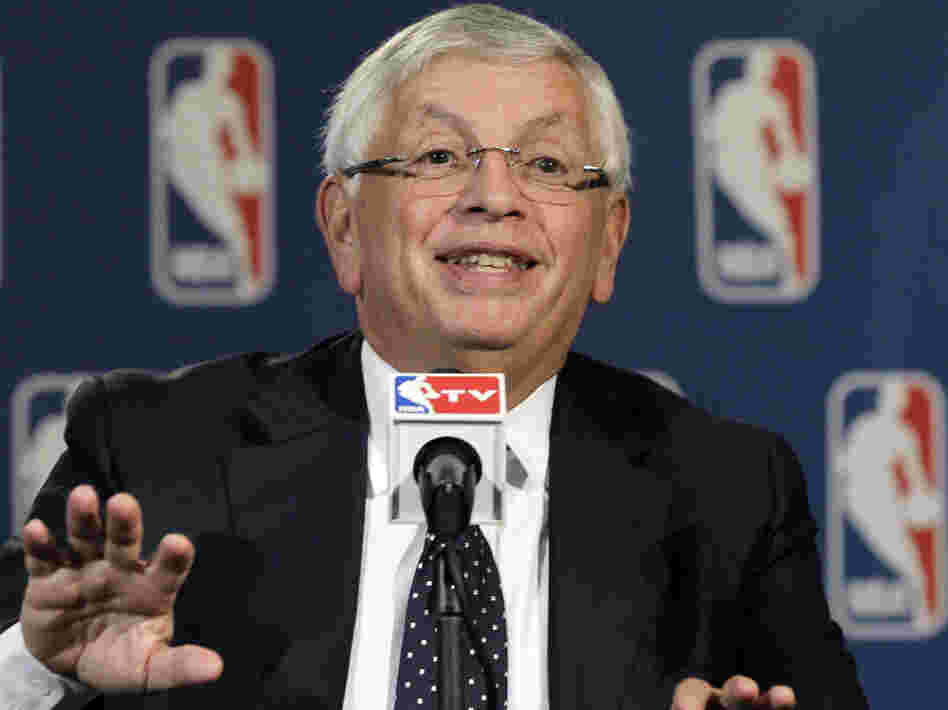 NBA Commissioner David Stern speaks during a basketball news conference on Oct. 25. Stern announced he will retire on Feb. 1, 2014.