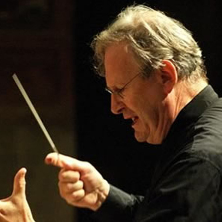 Conductor Sir John Eliot Gardiner.