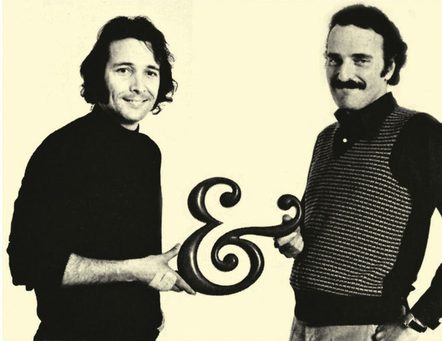 Herb Alpert (left) and Jerry Moss, who founded A&M Records in Alpert's garage in 1962.