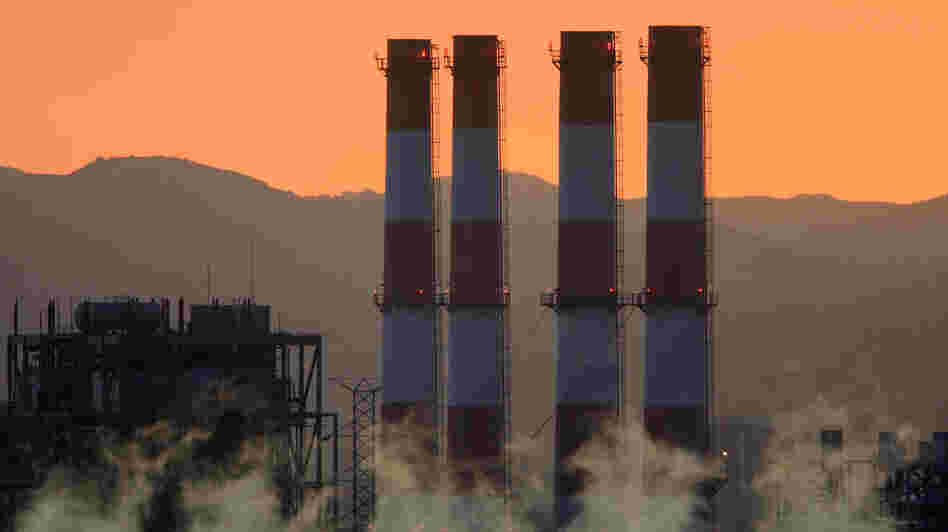 California begins a new plan to ration greenhouse gas emissions from large companies on Wednesday. Big companies must limit the greenhouse gases they emit and get permits for those emissions. Above, the Department of Water and Power San Fernando Valley Generating Station, in Sun Valley, Calif., in 2008. California begins a new plan to ration greenhouse gas emissions from large companies on Wednesday. Big companies must limit the greenhouse gases they emit and get permits for those emissions. Above, the Department of Water and Power San Fernando Valley Generating Station, in Sun Valley, Calif., in 2008.