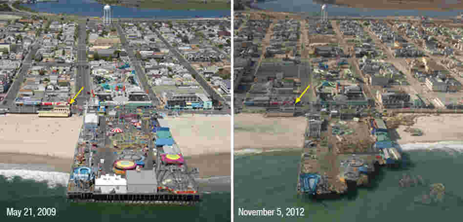 An amusement park in Seaside Heights, N.J.