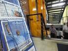 A newspaper with a front-page photo of President Obama is displayed at a press house in downtown Yangon, Myanmar, on Thursday, ahead of Obama's visit. A newspaper with a front-page photo of President Obama is displayed at a press house in downtown Yangon, Myanmar, on Thursday, ahead of Obama's visit.