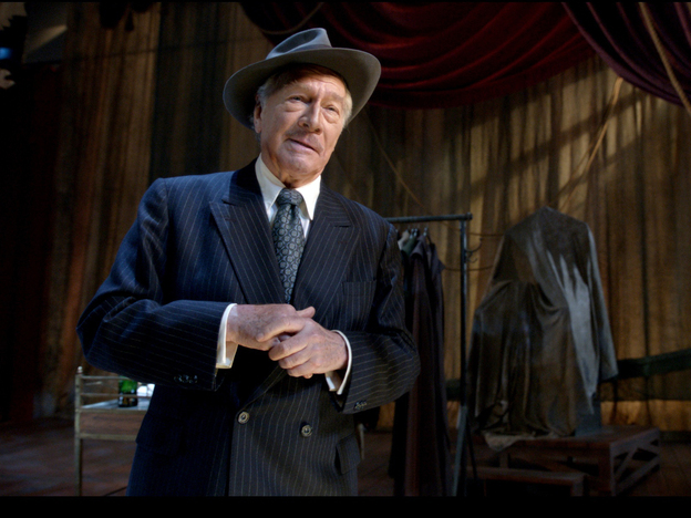 Plummer portrayed actor John Barrymore in the play and reprises his role in the film.