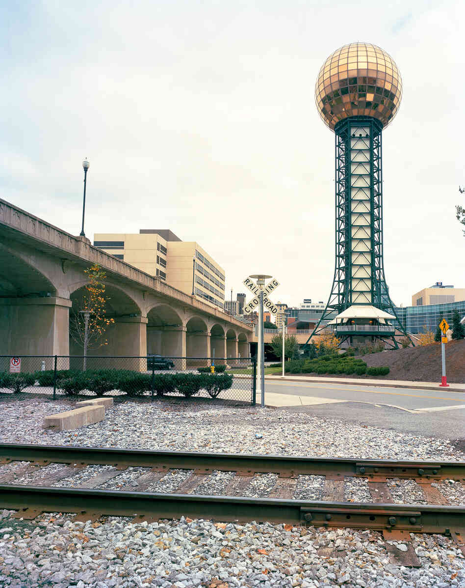 The Sunsphere in Knoxville, Tenn., was constructed for the 1982 world's fair. The Sunsphere in Knoxville, Tenn., was constructed for the 1982 world's fair.