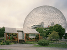 The Montreal Biosphere is the former United States pavilion from the 1967 expo. The Montreal Biosphere is the former United States pavilion from the 1967 expo.