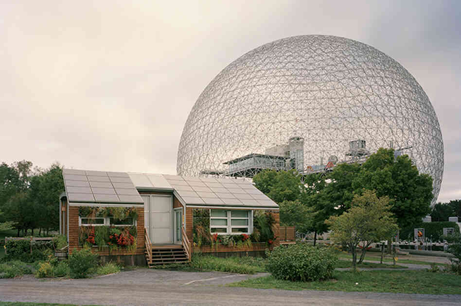 The Montreal Biosphere is the former United States pavilion from the 1967 expo.