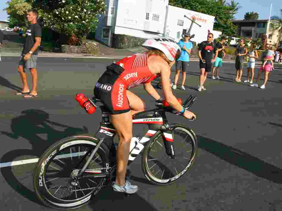 Last month, triathlete Sarah Piampiano competed in the Ironman World Championship in Kona, Hawaii. Piampiano and other endurance athletes incorporate caffeinated gels into their races. Last month, triathlete Sarah Piampiano competed in the Ironman World Championship in Kona, Hawaii. Piampiano and other endurance athletes incorporate caffeinated gels into their races.