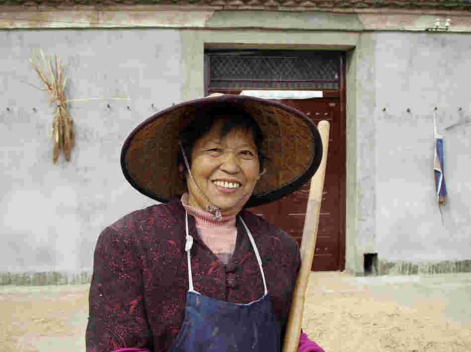 Wang Heying, 64, supports the new Communist leaders, even if she can barely name them. She says government  policies have led street lamps, bigger houses and a TV in every home.