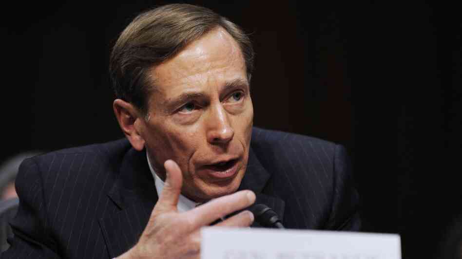 Then-CIA Director David Petraeus testifies on worldwide threats before the Senate Select Committee on Intelligence, on Jan. 31.