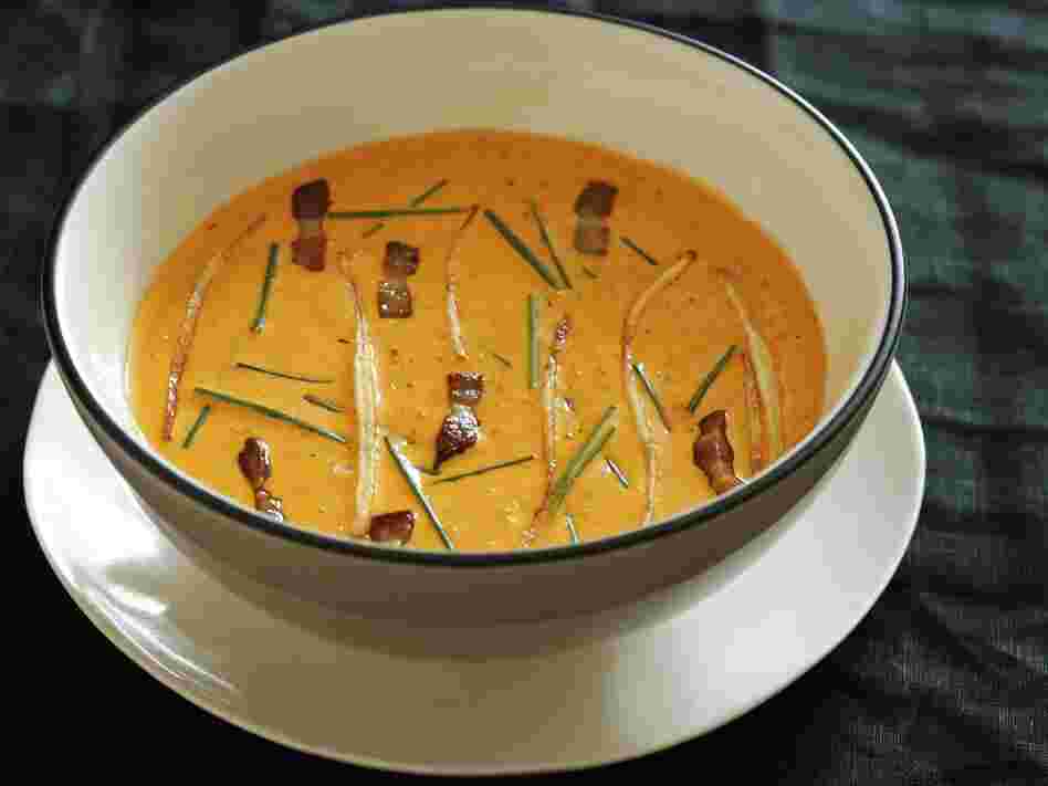 Chef Jose Garces' quinoa soup. Chef Jose Garces' quinoa soup.