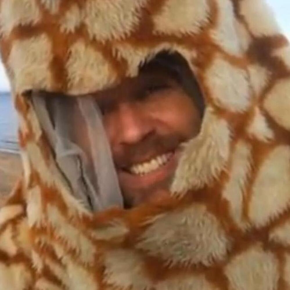 Armstrong Baillie, in costume.