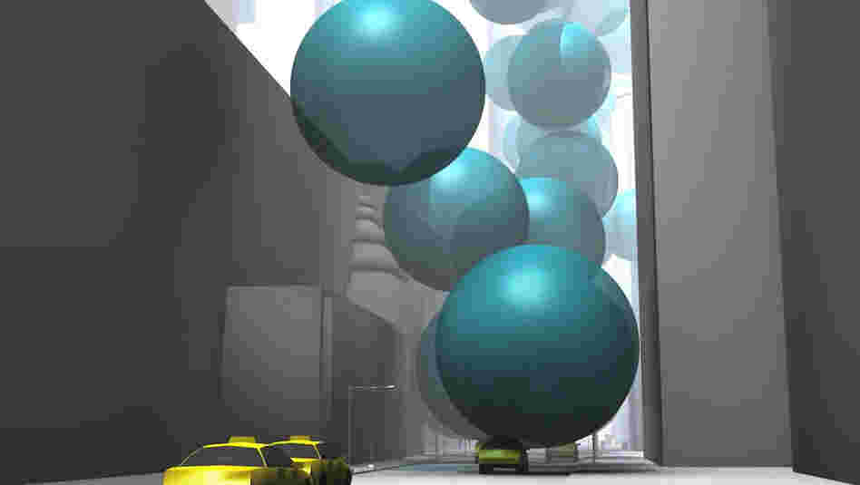 Taxis and bubbles.