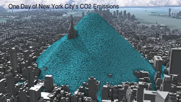 One Day Of New York City's Carbon Dioxide Emissions One Day Of New York City's Carbon Dioxide Emissions