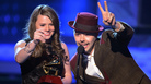 Jesse & Joy accept one of their four awards during the Latin Grammy Awards in Las Vegas on Thursday. Jesse & Joy accept one of their four awards during the Latin Grammy Awards in Las Vegas on Thursday.