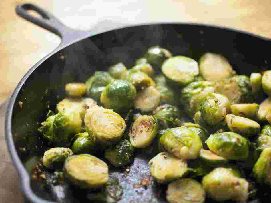 Brussels sprouts are a Thanksgiving staple, but they release an unwelcome smell when cooked too long. Brussels sprouts are a Thanksgiving staple, but they release an unwelcome smell when cooked too long.