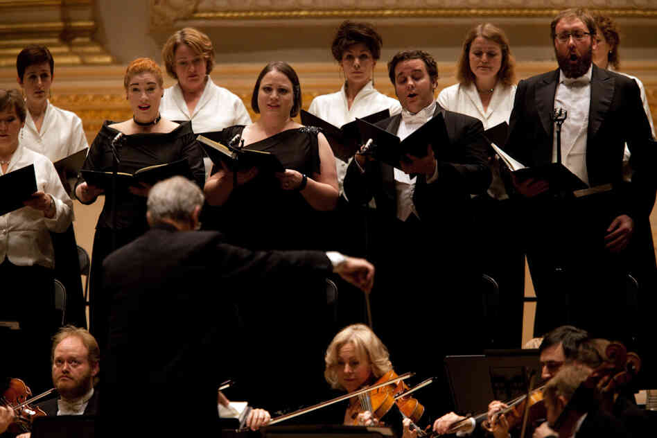 The evening's soloists were soprano Elisabeth Meister, mezzo-soprano Jennifer Johnston, Michael Spyres and bass Matthew Rose.