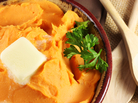 Mashed yams. Mashed yams.