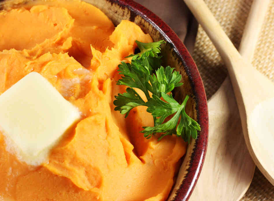 Mashed yams.