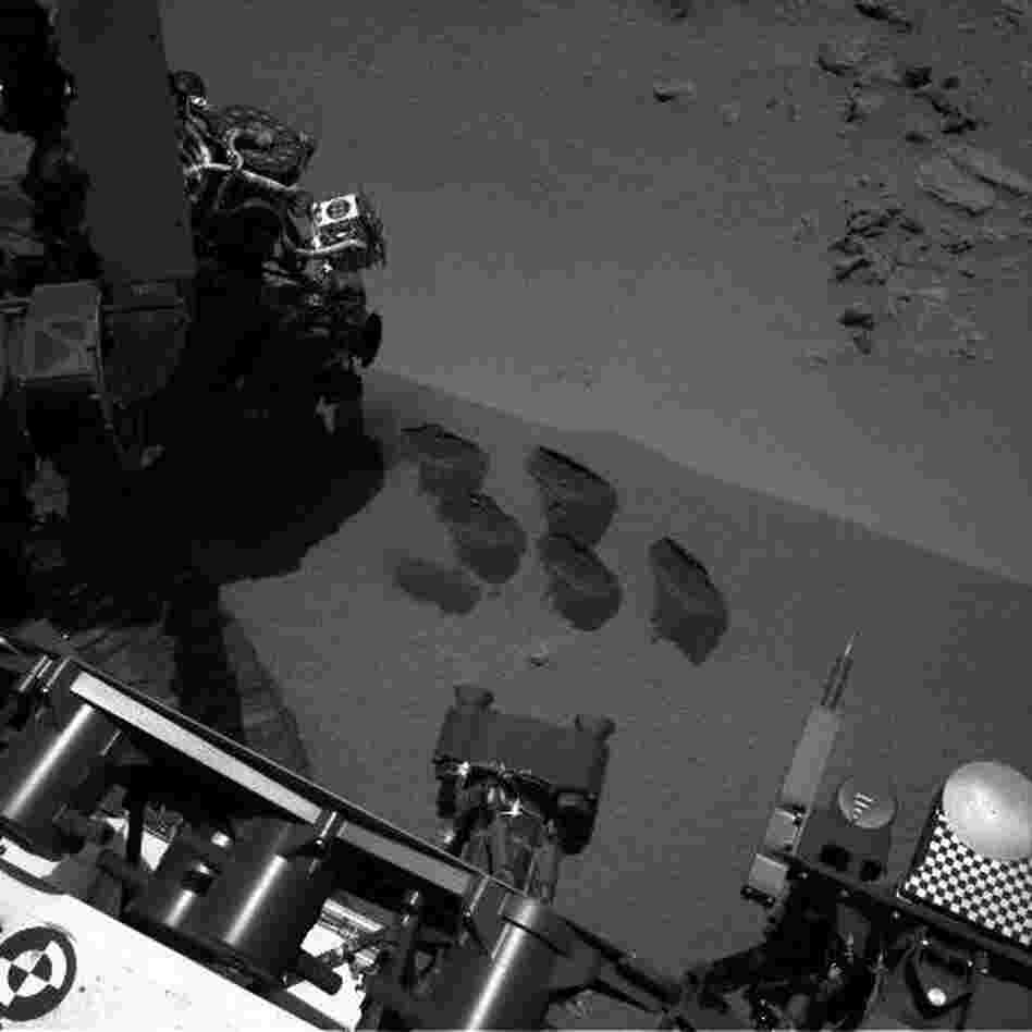 NASA's Mars rover Curiosity dug up five scoops of sand from a patch nicknamed "Rocknest." A suite of instruments called SAM analyzed Martian soil samples, but the findings have not yet been released. NASA's Mars rover Curiosity dug up five scoops of sand from a patch nicknamed "Rocknest." A suite of instruments called SAM analyzed Martian soil samples, but the findings have not yet been released.