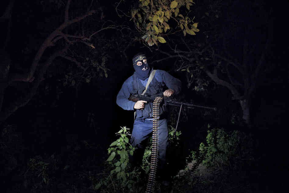 Members of the militant group Islamic Jihad patrol the border with Israel to watch for incursions by the Israel Defense Forces. The average Gazan family has six people, and with so few jobs to be had, disaffected young men are drawn to extremist groups.