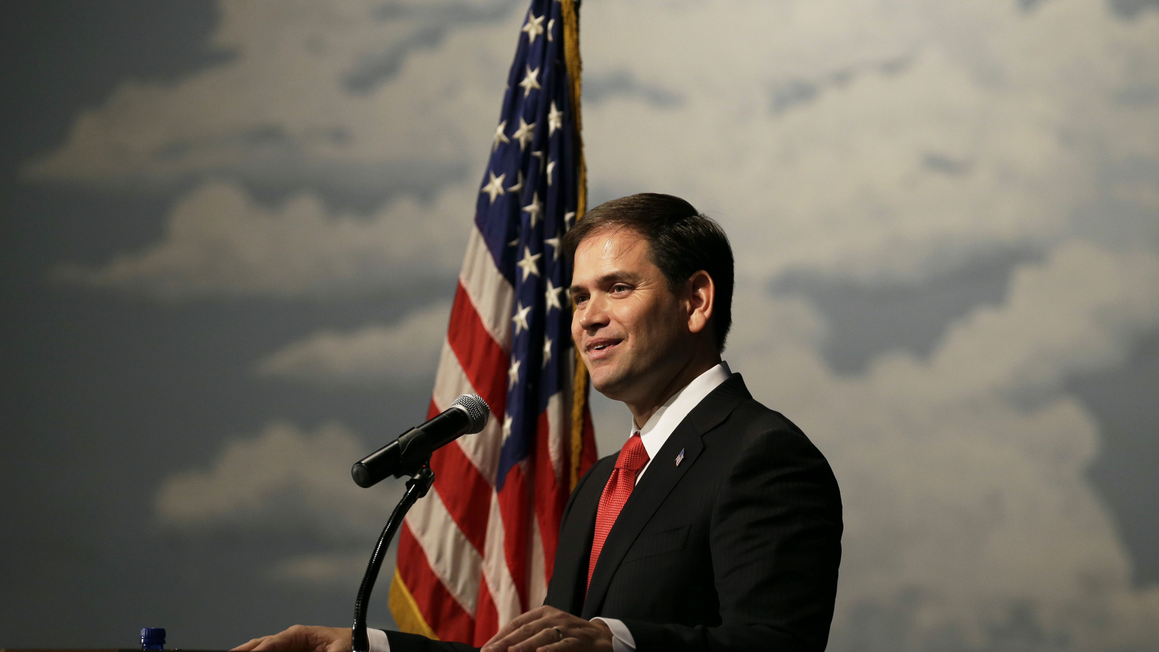 Sen. Marco Rubio, R-Fla., in Iowa on Saturday.
