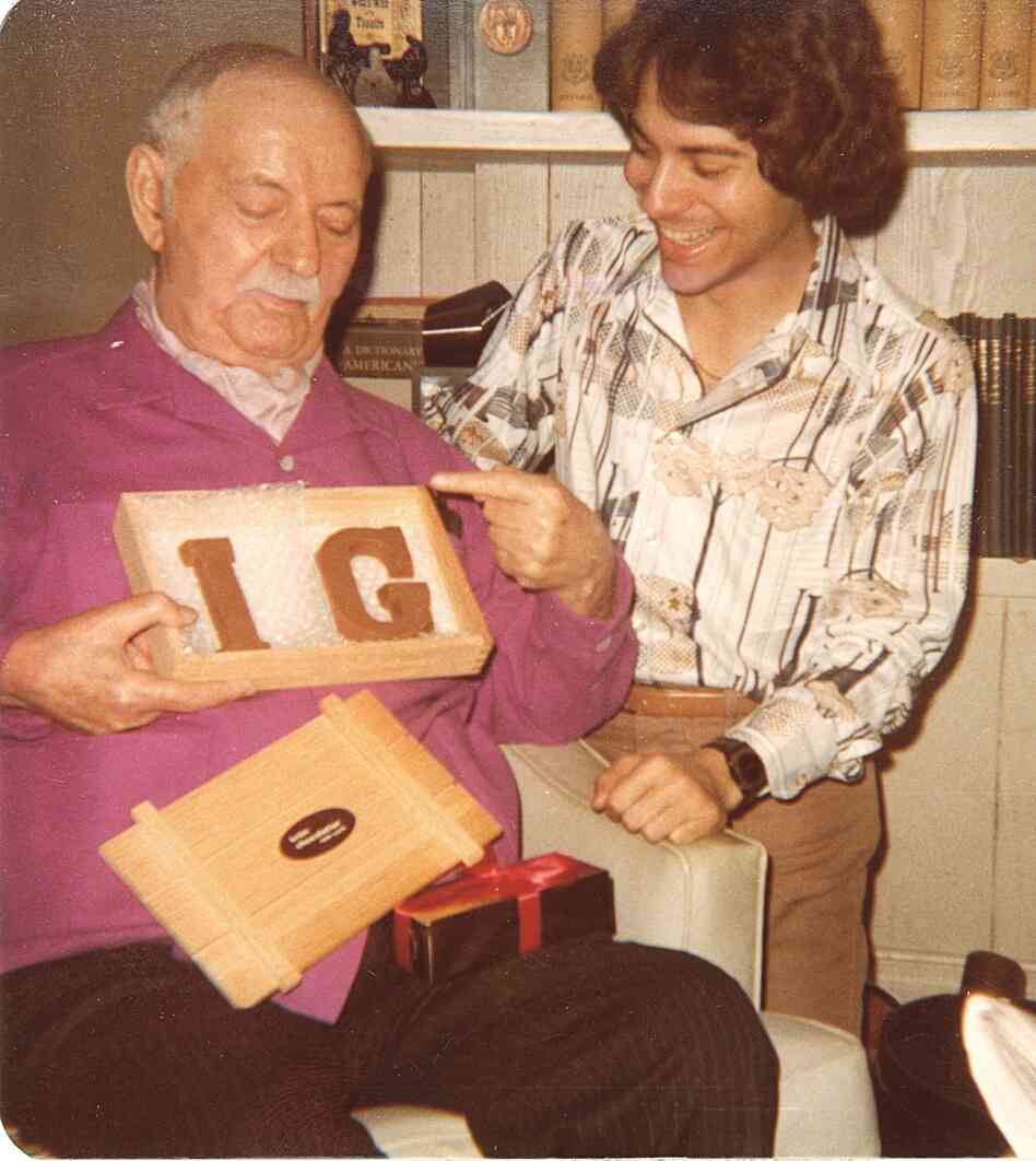 Michael Feinstein (right) worked for six years as Ira Gershwin's cataloger and archivist.