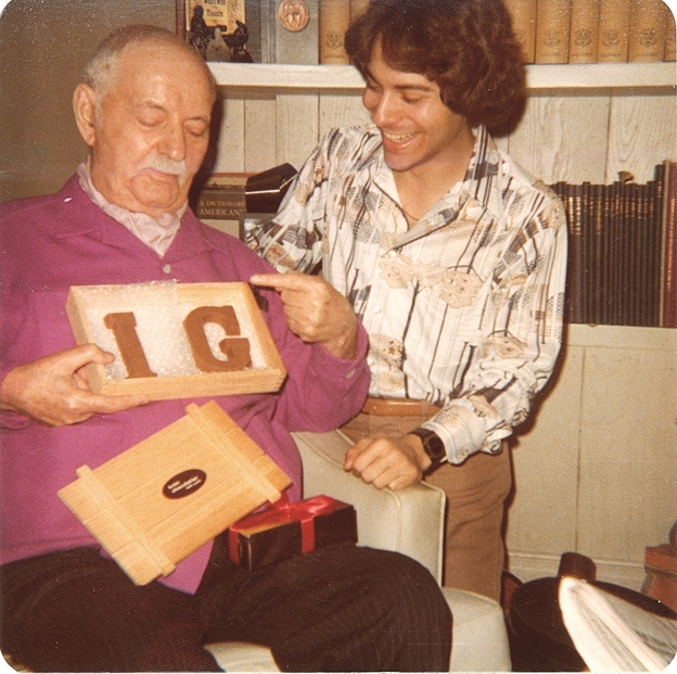 Michael Feinstein (right) worked for six years as Ira Gershwin's cataloger and archivist.