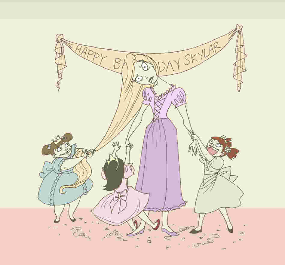 Mary Alice LeGrow, or Princess Marty, is a professional party princess. "You have to know how to work with children," says LeGrow, who illustrates and blogs about the experience. "You have to deal with every type of child and realize every child is special, and every child deserves the best party no matter how much work it takes."