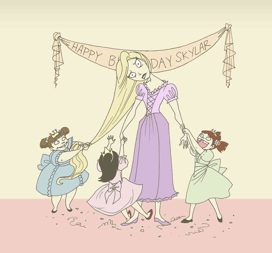 Mary Alice LeGrow, or Princess Marty, is a professional party princess. "You have to know how to work with children," says LeGrow, who illustrates and blogs about the experience. "You have to deal with every type of child and realize every child is special, and every child deserves the best party no matter how much work it takes."