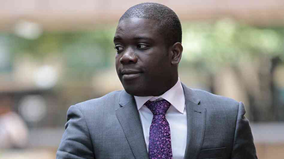 Former UBS trader Kweku Adoboli on Sept. 18, 2012.