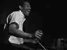Drummer Pete La Roca plays during the May 19, 1965 recording session for his album Basra.