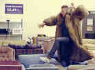 A still from the video for "Thrift Shop" by Macklemore & Ryan Lewis.
