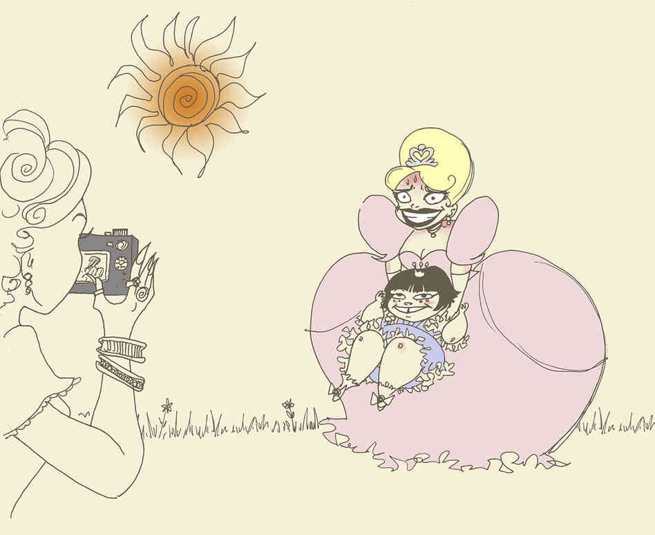 "Probably the most important rule of being is princess is: smile harder," she says. "Whenever something odd comes up ... smile harder!"
