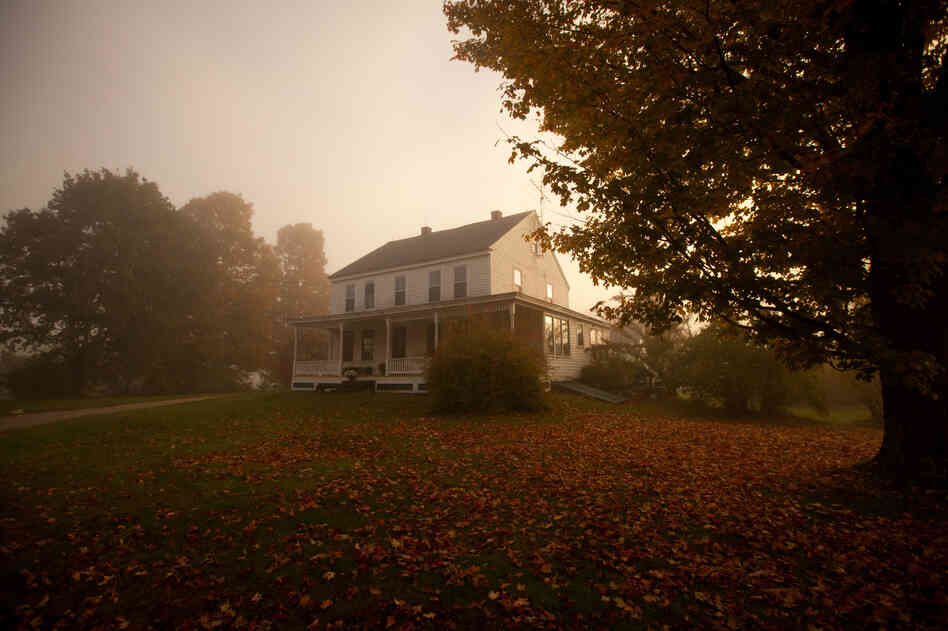 The farmhouse houses 10 students and sits on 180 acres of land. Student farmers grow 40 varieties of organic vegetables; raise beef cattle, sheep and poultry; and actively manage a forest for firewood and timber.