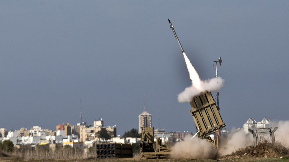 An Israeli missile is launched from the Iron Dome defense system, designed to intercept incoming rockets. This missile was fired from the southern Israeli city of Ashdod in response to a rocket launched from the nearby Palestinian Gaza Strip on Nov. 18.