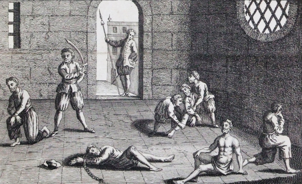 This copper engraving from approximately 1700 depicts the condition of the English prisoners at the hands of the Dutch. In the 1660s, Cornell University's Eric Tagliacozzo says, the conflict and competition for the spice trade came to a head. "The Dutch decapitated a number of English merchants who were also in the Spice Islands trying to profit from the trade."