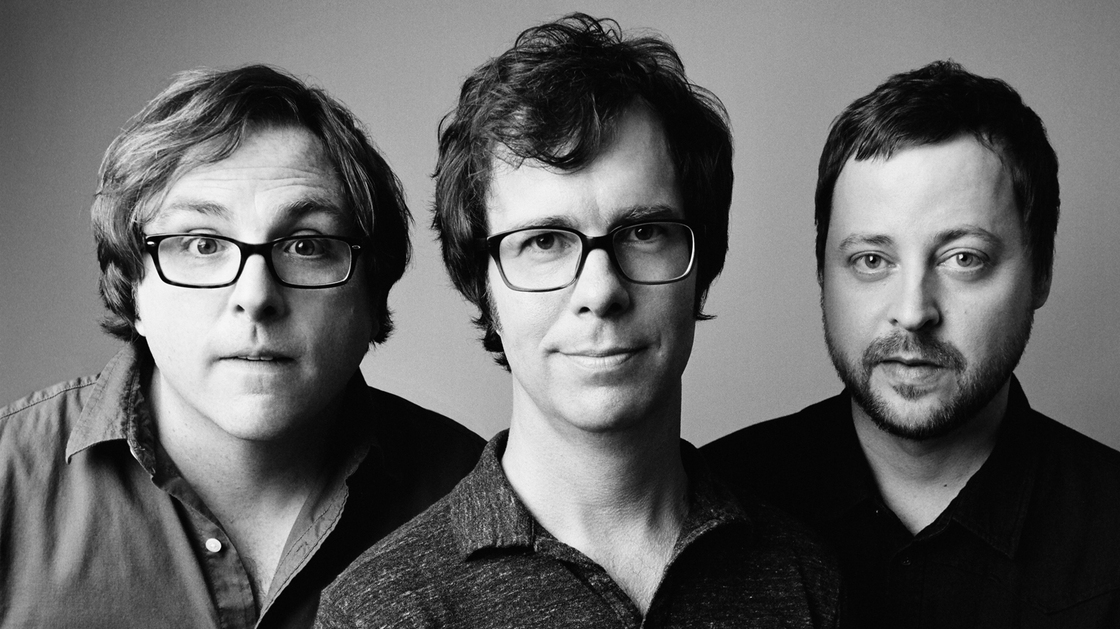 (From left) Robert Sledge, Ben Folds and Darren Jessee of Ben Folds Five.