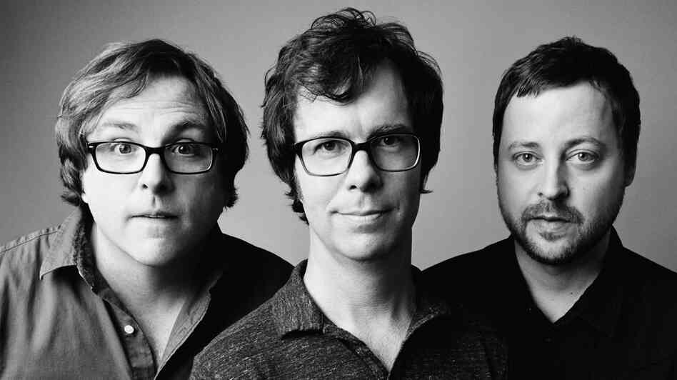 (From left) Robert Sledge, Ben Folds and Darren Jessee of Ben Folds Five.
