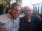 Gary Knell with his father, David. Gary Knell with his father, David.