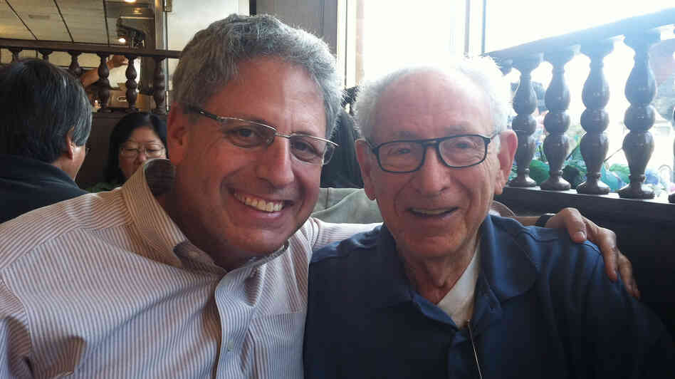 Gary Knell with his father, David. Gary Knell with his father, David.
