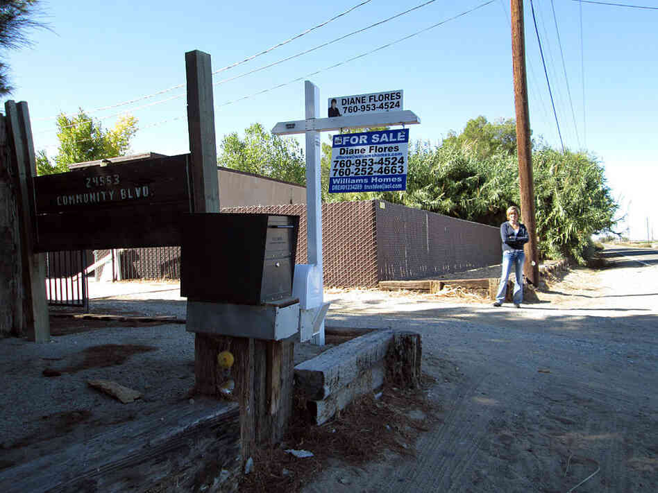 Theresa Schoffstall's home — which is located just outside the boundary of the contaminated area and does not qualify for a buyout from PG&E — has been on the market for a year. Concerns for her family's health have her contemplating just walking away from the home she and her husband built 12 years ago.