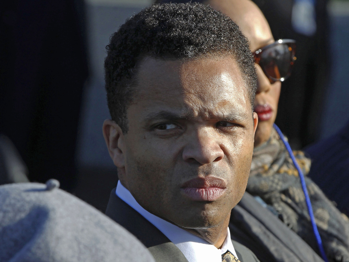 Rep. Jesse Jackson Jr. of Illinois, seen here in October 2011, resigned from Congress on Wednesday.