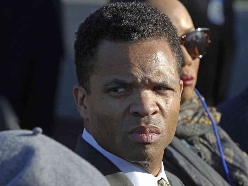 Rep. Jesse Jackson Jr. of Illinois, seen here in October 2011, resigned from Congress on Wednesday.