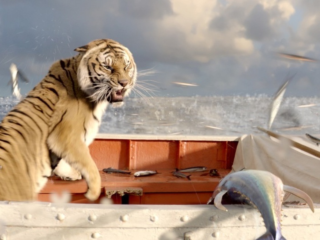 As if being lost at sea isn't daunting for a teenager, Pi's companion on his lifeboat is a Bengal tiger. Life of Pi is based on Yann Martel's 2001 Man Booker Prize-winning novel.