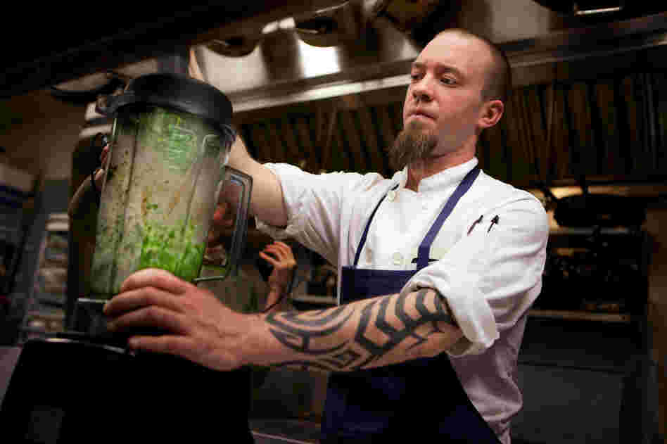 Puree until the mixture is the consistency of paint.