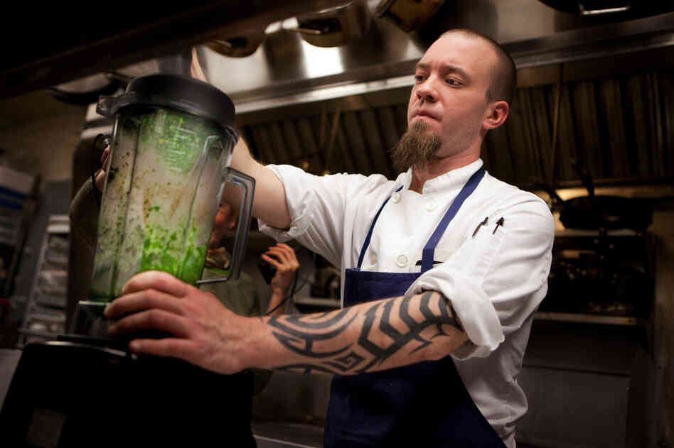 Puree until the mixture is the consistency of paint.