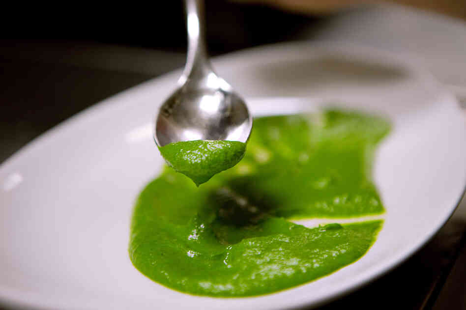 Just before you plate the puree, add a splash of lemon. Serve under fish like salmon or sturgeon and enjoy.