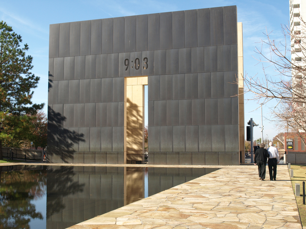 The Oklahoma City National Memorial sits on the site of the 1995 bombing. Some affected by the blast say they've been denied help from an assistance fund, even as millions of fund dollars remain unspent.