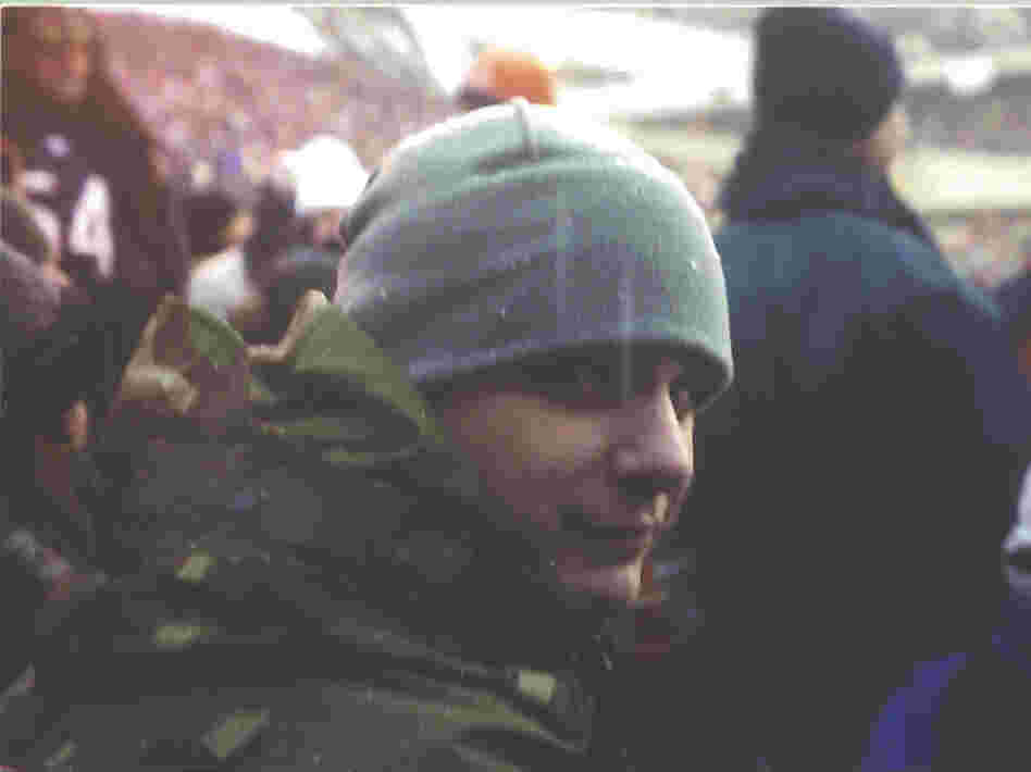 Army Spc. Matthew Bolar attended the NFL's NFC championship game in January 2007 with his father, Gordon. A few months later he was killed by an IED.